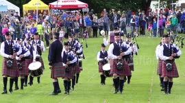 2017 Kenmore highland games in rural Perthshire, Scotland