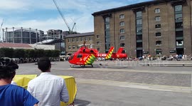 Helicopter Take-Off Central St Martins College, Kings Cross