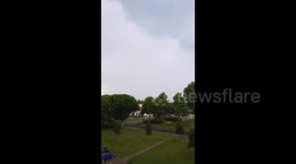 dutch thunderstorm edite 6 july from livestream part 1
