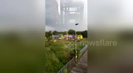 Newsflare Edit - thunderstorm live stream on facebook 6 july netherlands