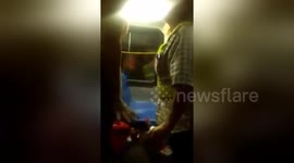 Newsflare Edit - fight on the city bus