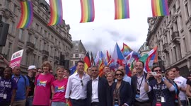 The Mayor of London opened London Pride Parade in 2016