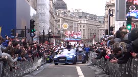 Audi arrived to Regent street at Gumball 3000 parade in London