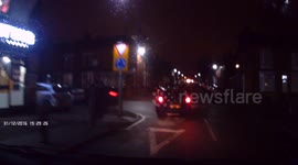 Child almost gets run over by car