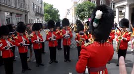 Abba medly.with the welsh guards