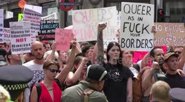 Movement of Justice - No Border protest and parade at Pride in London 2017