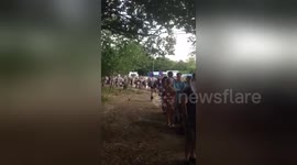 Queues for Wimbledon tennis tournament