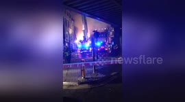 Newsflare Edit - Fire at Camden Market