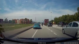 Downed power lines cause motorcycle rider to fall