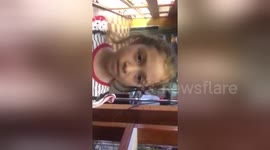 Newsflare Edit - Her Reaction is priceless!!