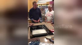 Couple use fake lottery to announce pregnancy