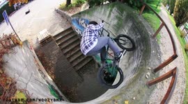 Amazing BMX wallride