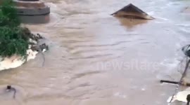 Huge flood in Pensacola, Florida