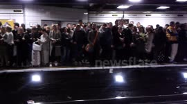 Tube strike chaos at Victoria