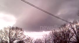 Storm motion from a severe storm in April 04