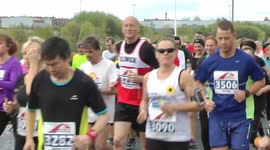 Start of Sunderland City Half Marathon 2014