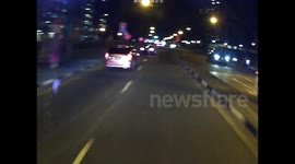 Toddler jaywalking at Bedok North Road, nearly hit!