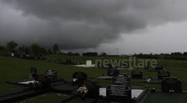 Storm Clouds Over Graveyard