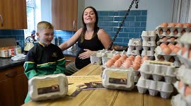 Young entrepreneur earns nearly $17,000-a-year selling eggs
