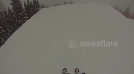 25ft crash in snowpark