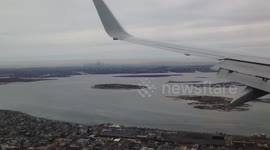 Airlines - Double Touchdown Close call - New York 2017