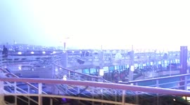 Cruise ship storm