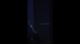 Cruise ship storm 2/9/15 san Juan marina