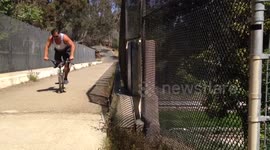 BMX - Nose Manual over the 805 freeway!