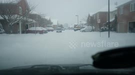 Driving in Snow , Mississauga, ONTARIO