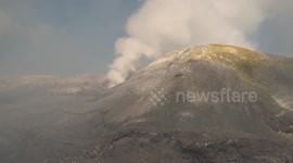 Inside the summit craters of Volcano Etna