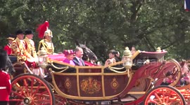 State Visit in London by King Felipe VI and Queen Letizia of Spain.