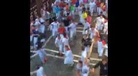 Running of the Bulls (12th July 2017)/Estafeta Street - San Fermin Festival (Pamplona)