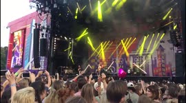 Policeman joins Slipknot cover band Slipknowt as they play Duality at Sixfields Rock Festival 2017