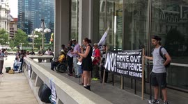 'Trump/Pence Regime Must Go' Rally at Thomas Paine Plaza in Philadelphia