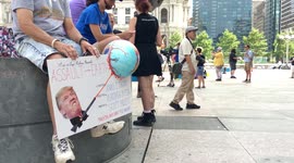 'Trump/Pence Regime Must Go' Rally at Thomas Paine Plaza in Philadelphia