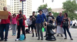 'Trump/Pence Regime Must Go' Rally at Thomas Paine Plaza in Philadelphia