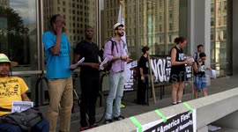 'Trump/Pence Regime Must Go' Rally at Thomas Paine Plaza in Philadelphia