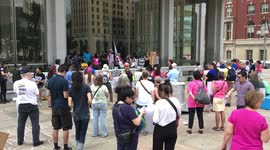 'Trump/Pence Regime Must Go' Rally at Thomas Paine Plaza in Philadelphia