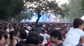 14 juillet 2017 à Toulouse : Foule au concert