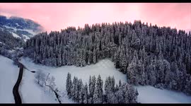 Switzerland by drone: Susten Pass in Winter