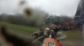 Drag Race Suzuki ltr 450 vs KTM sxf 350 / Quad vs. Motocross