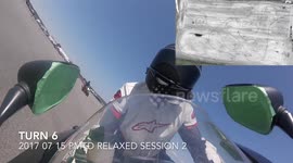 My first ever crash... low speed lowside.