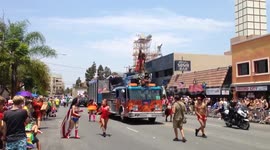 Pride Parade - Shower Float - San Diego 2017