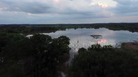 Amazing! Burlington Wisconsin floods and turns an active quarry into a lake with waterfalls!!!