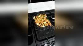 Newsflare Edit - Chicken grilled on rangemaster 110