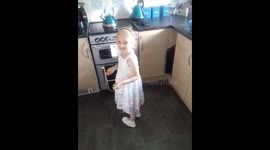 When your child is easily amused finding it hilarious LOL