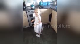 Newsflare Edit - When your child is easily amused finding it hilarious LOL