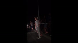 ORIGINAL: Chaotic scenes of people running in the streets after earthquake hits Turkey