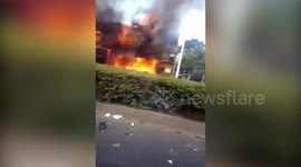 Gas explosion kills at least two, injures dozens