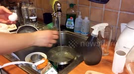 Life hack - How to peel a cooked egg in seconds!
